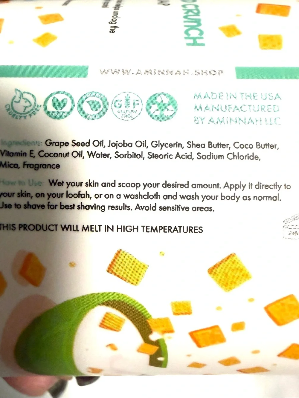 Aminnah/Dillpicky collab Cinnamon Toasted Crunch Whipped Foaming Soap!